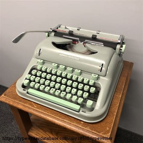 hermes typewriter database